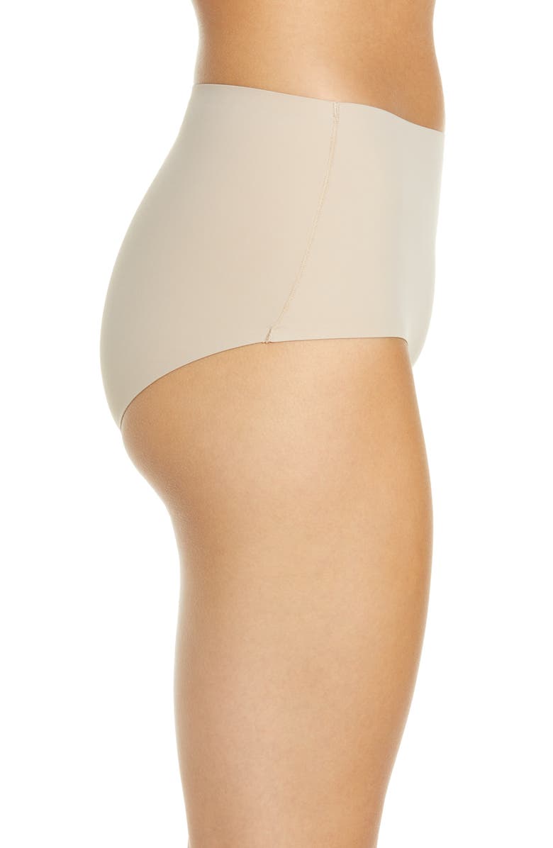 Proof<sup>®</sup> Period & Leak Proof Moderate Absorbency High Waisted Briefs, Alternate, color, Sand
