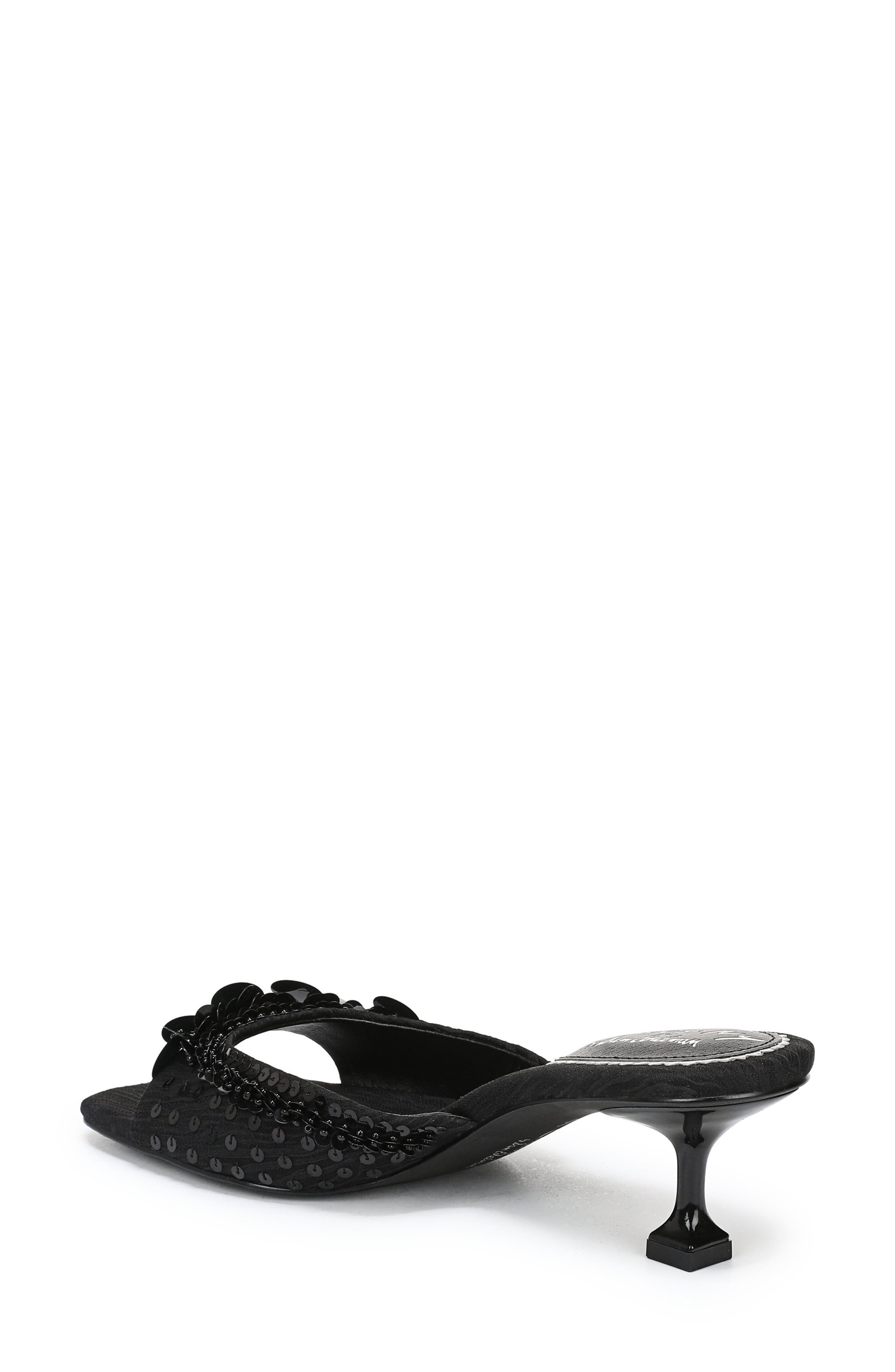 Circus NY by Sam Edelman Juliana Sequin Sandal, Alternate, color, Black