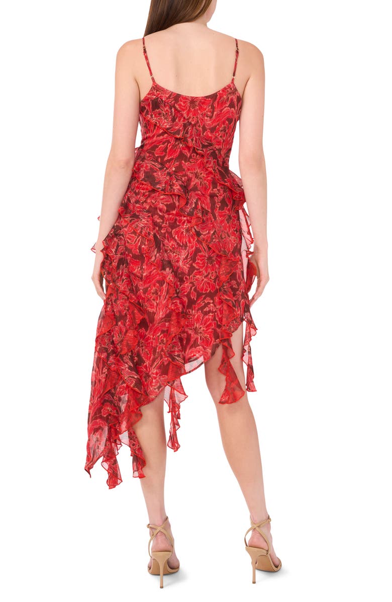 Parker The Ida Ruffle Asymmetrical Dress, Alternate, color,