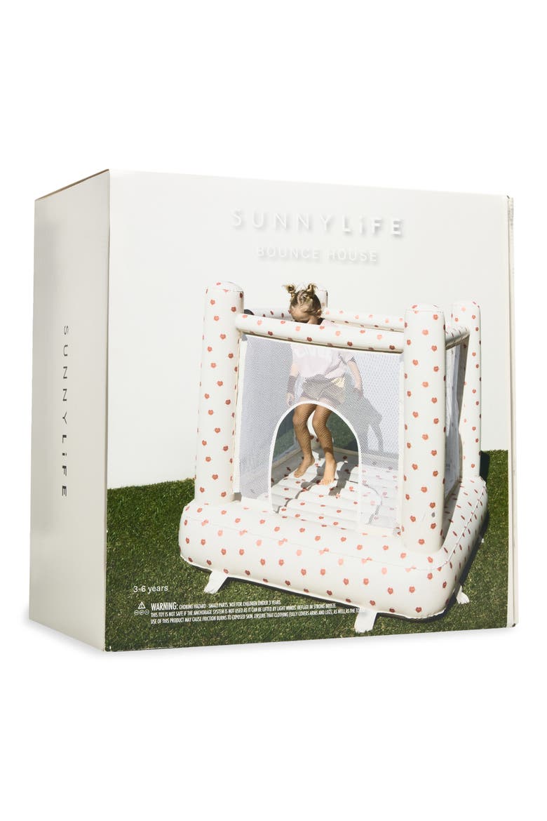 Poppy the Peach Inflatable Bounce House, Alternate, color, CREAM