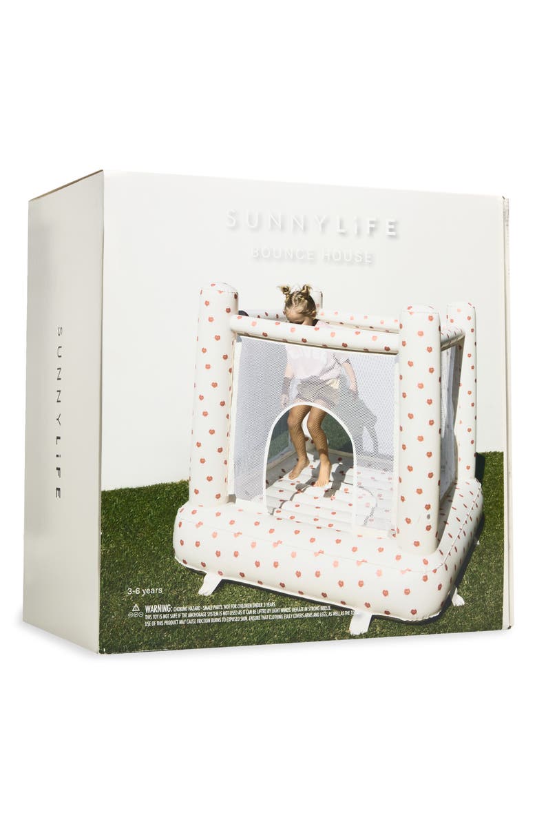 Sunnylife Poppy the Peach Inflatable Bounce House, Main, color, Cream