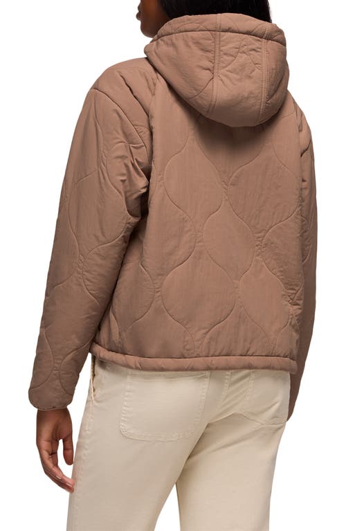 Prana Encinitas Quilted Jacket In Brown