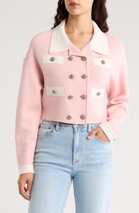 Verdell Wool Blend Sweater Jacket