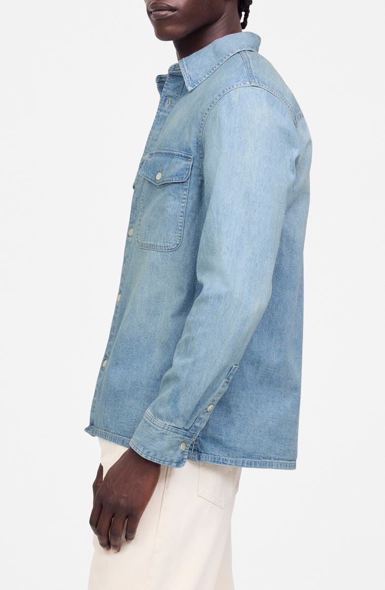 Madewell Work Shirt in Japanese Denim, Alternate, color, 