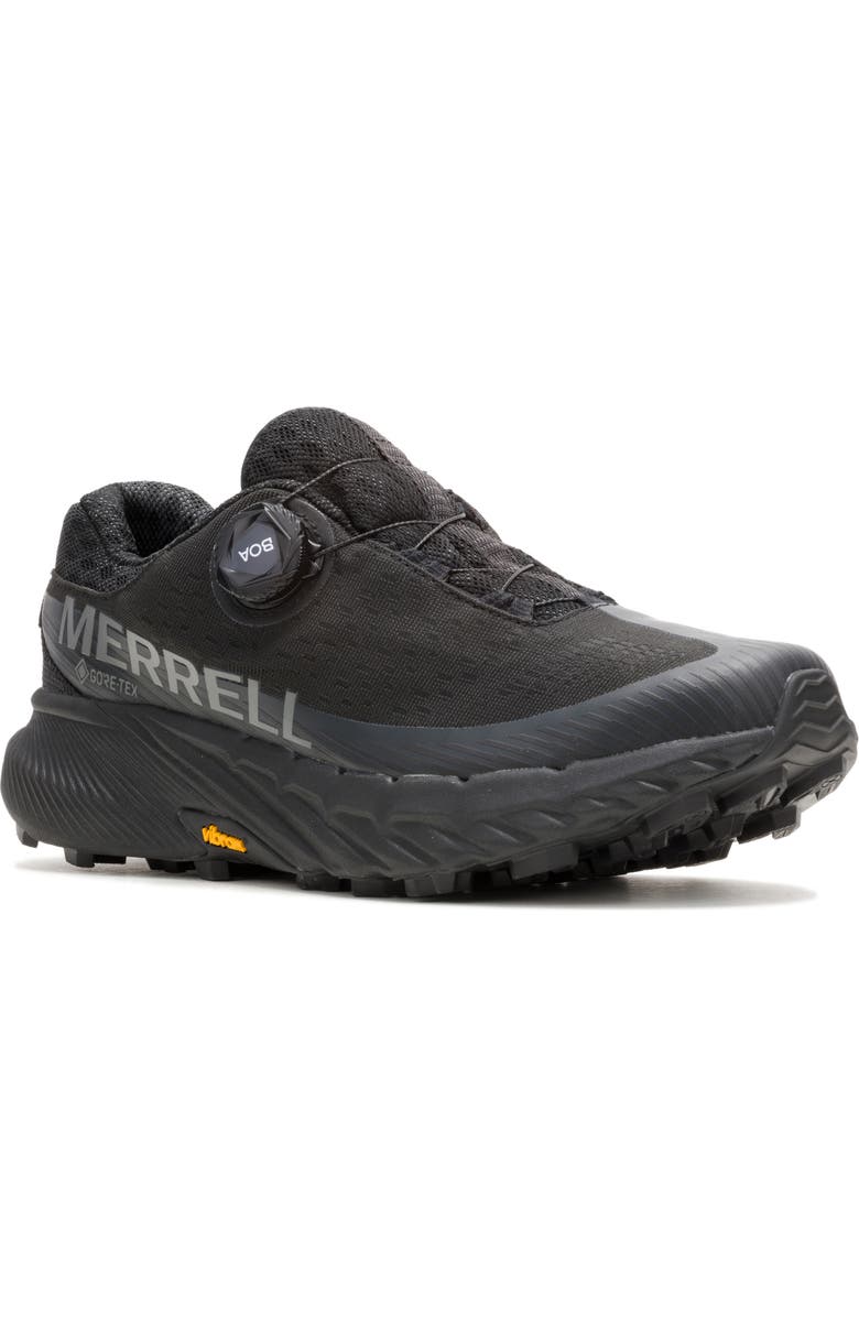 Merrell Agility Peak 5 Gore-Tex<sup>®</sup> Trail Running Shoe, Main, color, Black