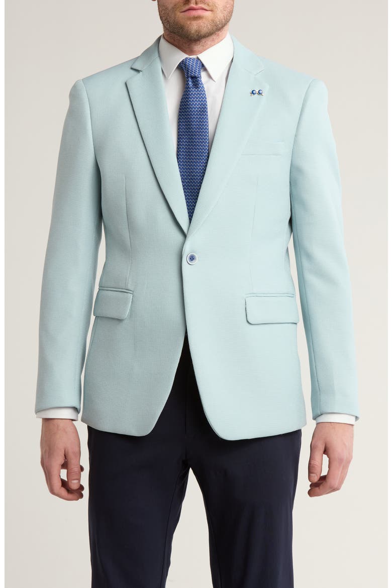 Slim Fit Pocket Blazer, Main, color, LIGHT BLUE