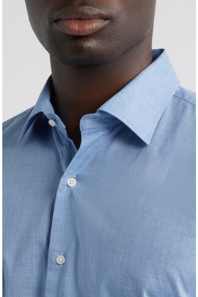 Brighton Perfect Poplin Button-Up Shirt, Alternate, color, COTTAGE BLUE