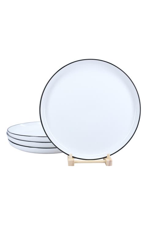 Set of 4 Silhouette Dinner Plates