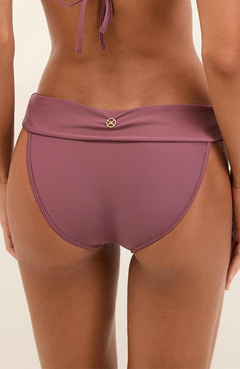 ViX Paula Hermanny Bia Tube Bikini Bottoms, Alternate, color, Purple