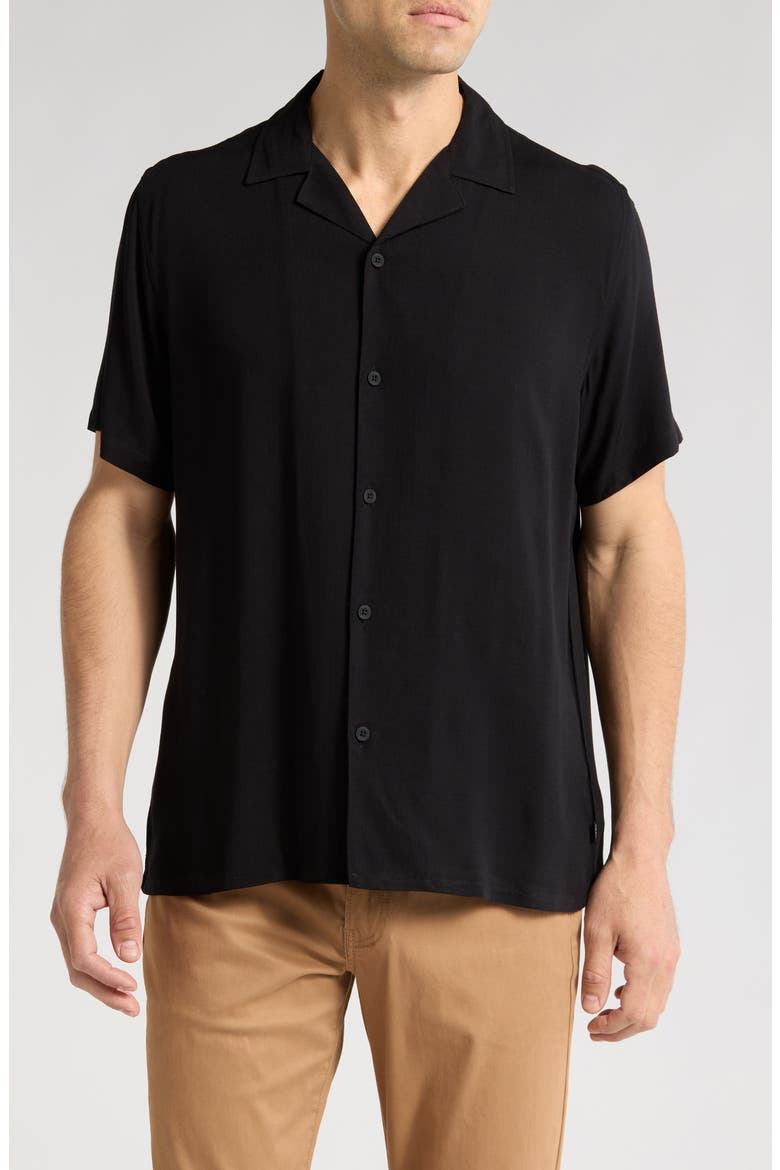 Mitch Camp Shirt, Main, color, BLACK
