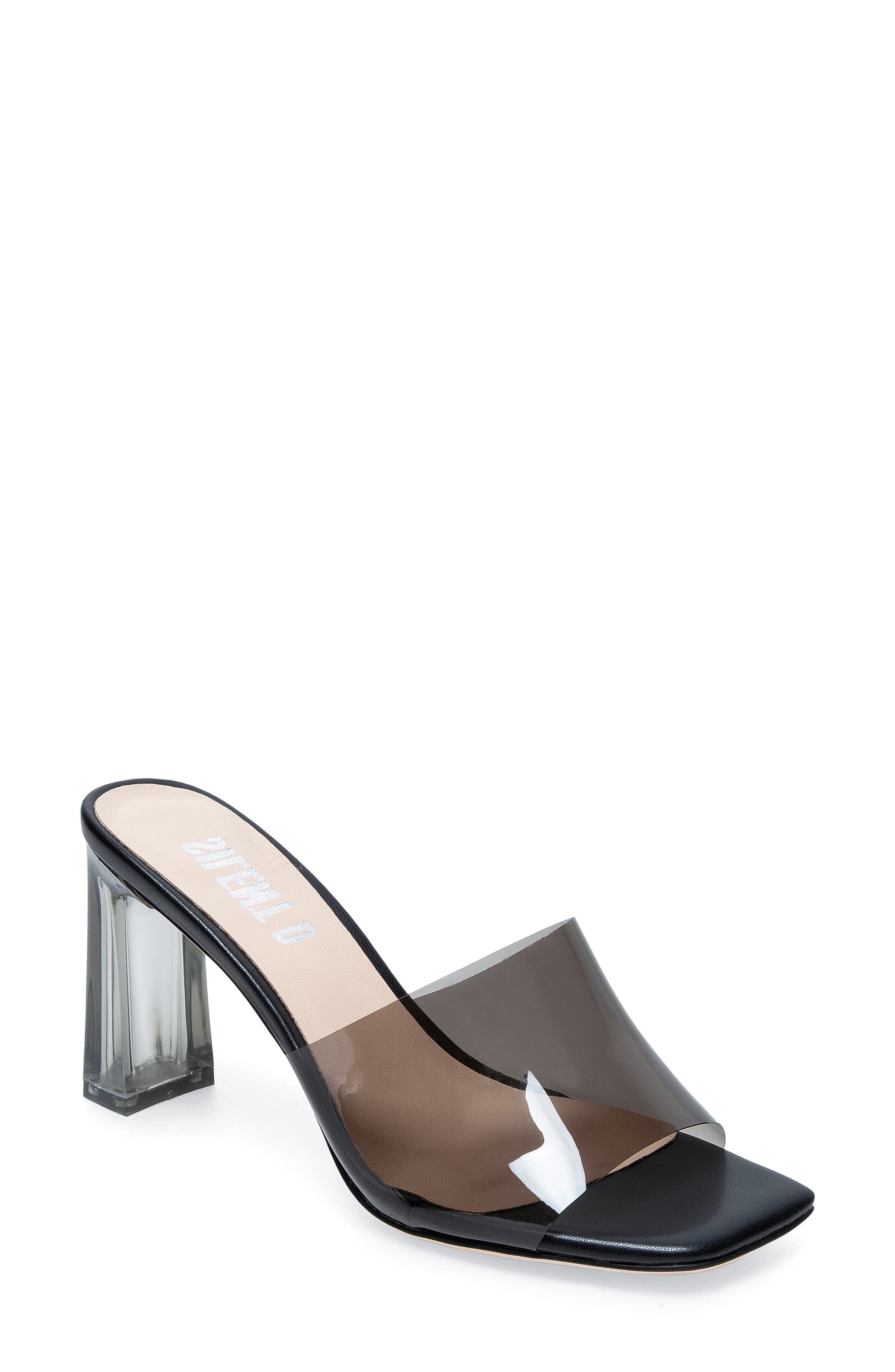 Silent D Sensay Translucent Sandal, Main, color, 