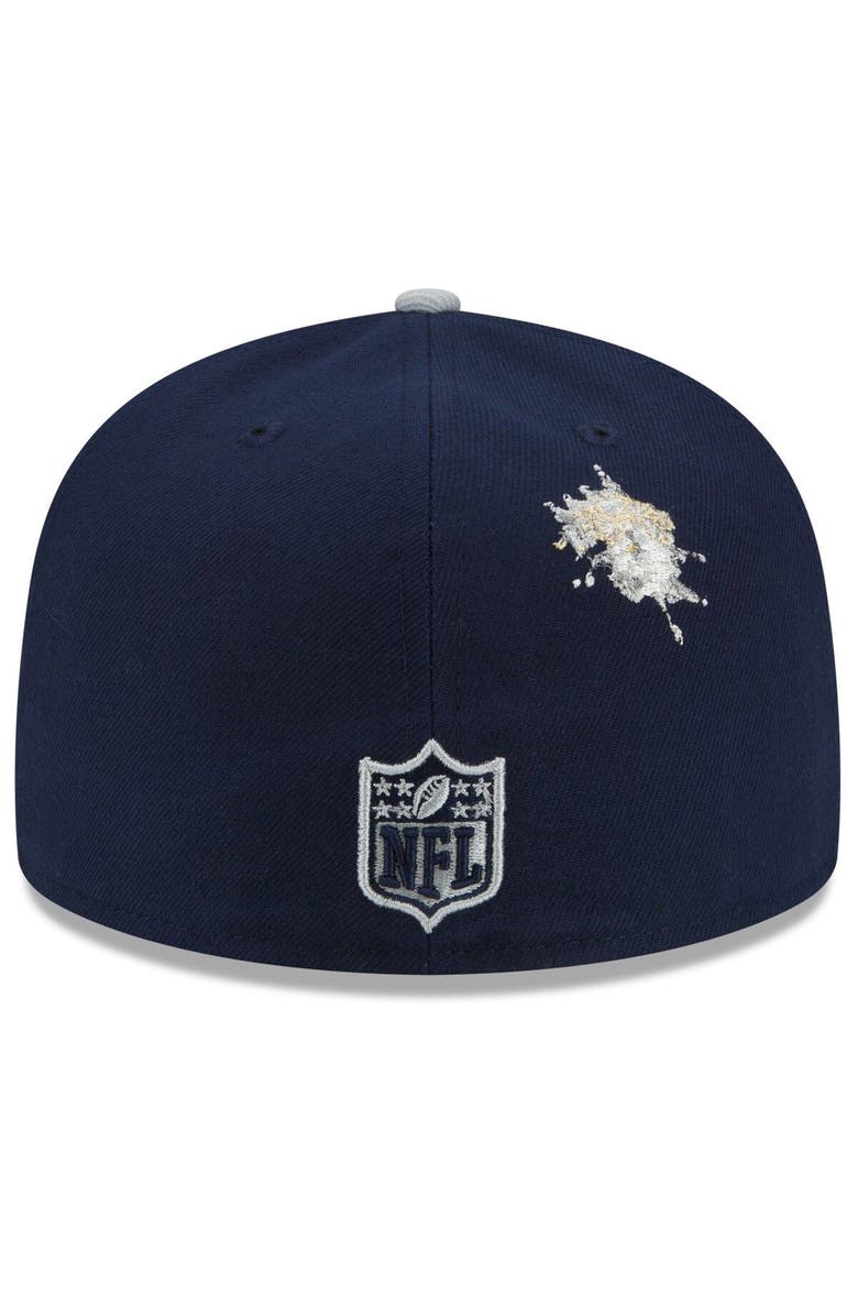New Era x Staple Men's New Era Navy/Gray Dallas Cowboys NFL x Staple Collection 59FIFTY Fitted Hat, Alternate, color, Navy