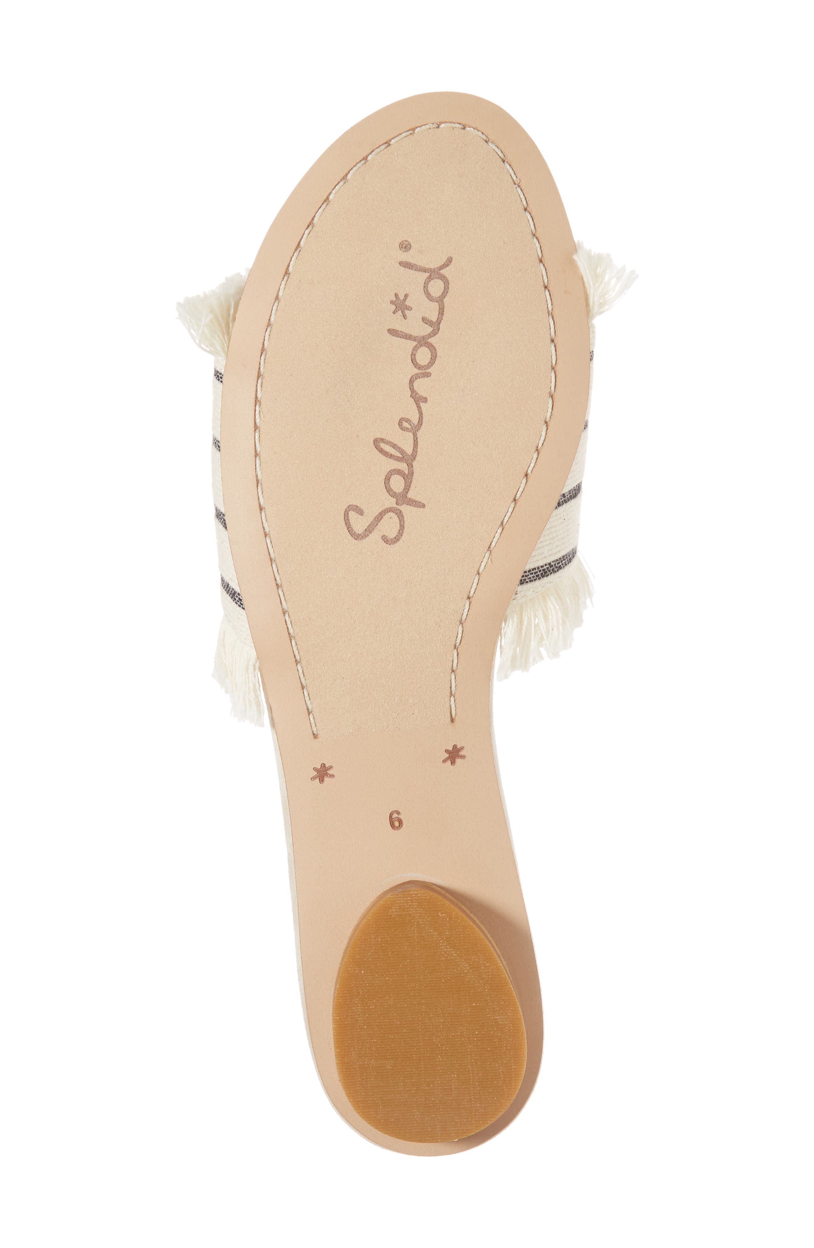 Splendid Baldwyn Fringe Slide Sandal, Alternate, color, 