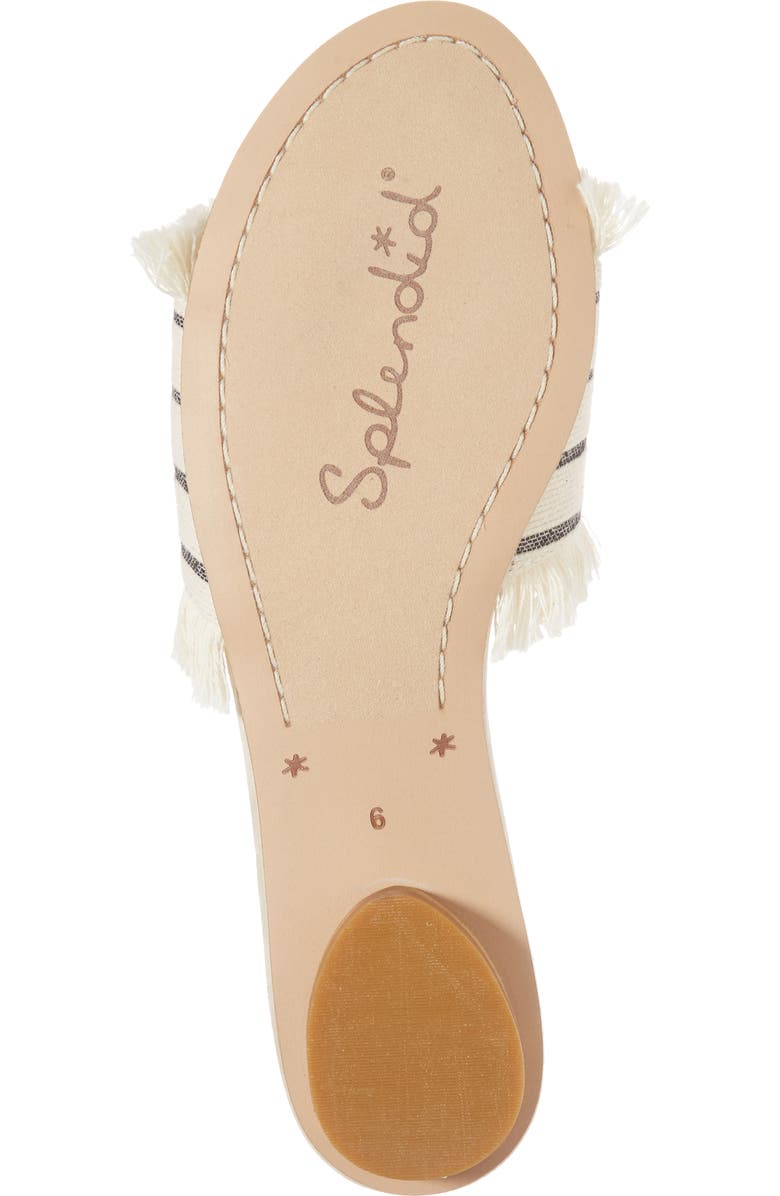 Splendid Baldwyn Fringe Slide Sandal, Alternate, color,