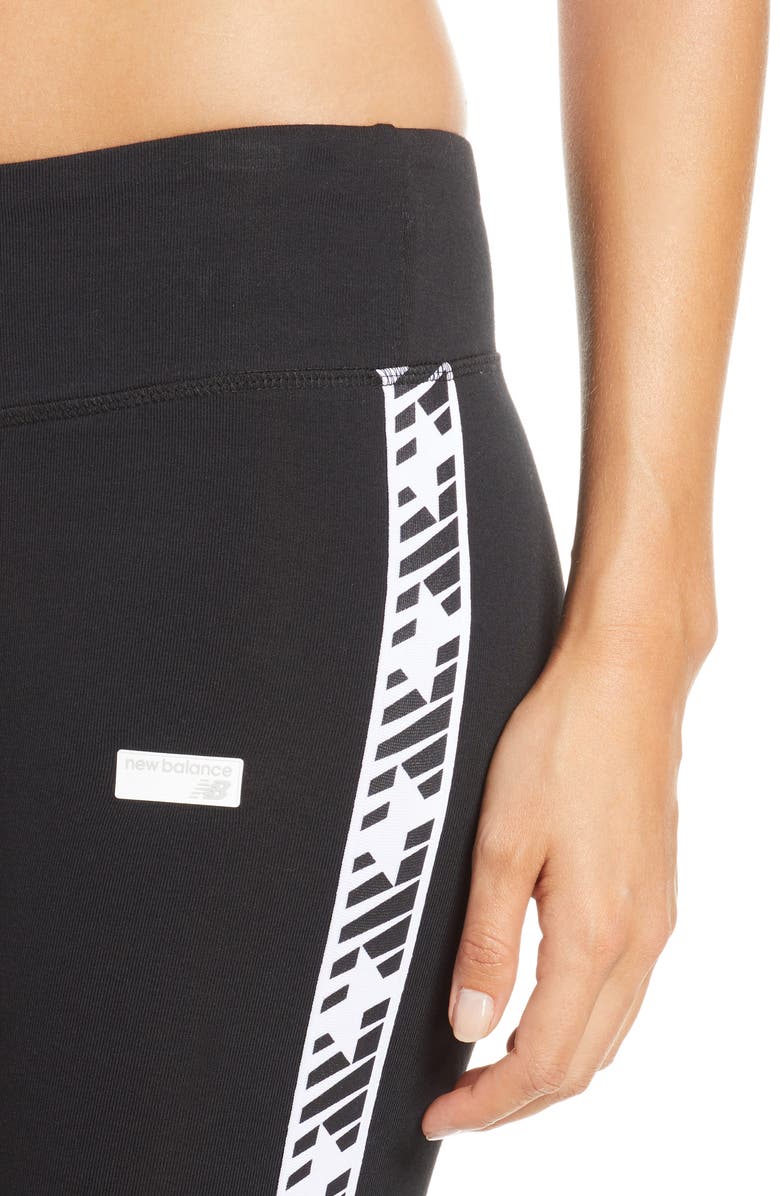 New Balance Athletics Logo Ankle Leggings, Alternate, color,