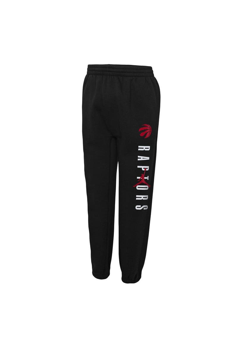 Youth Jordan Brand Black Toronto Raptors Courtside Statement Edition Fleece Pants, Alternate, color, Black