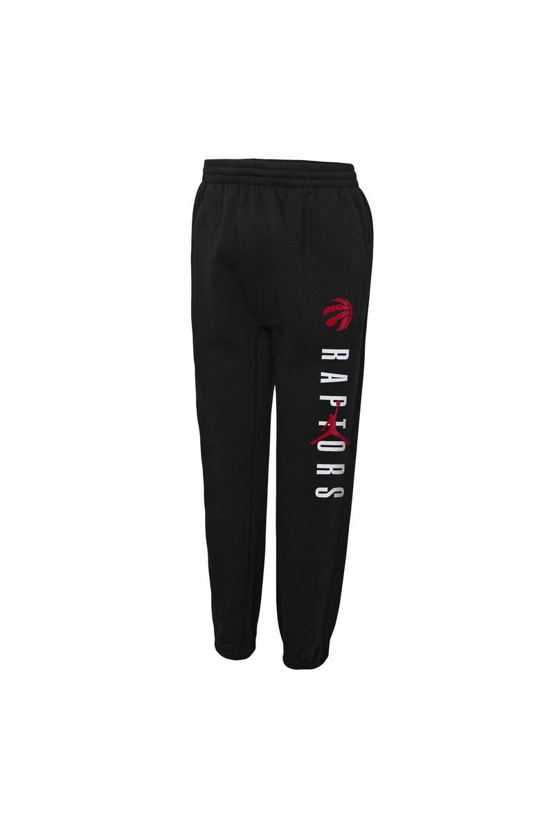 Jordan Brand Youth Jordan Brand Black Toronto Raptors Courtside Statement Edition Fleece Pants, Alternate, color, Black