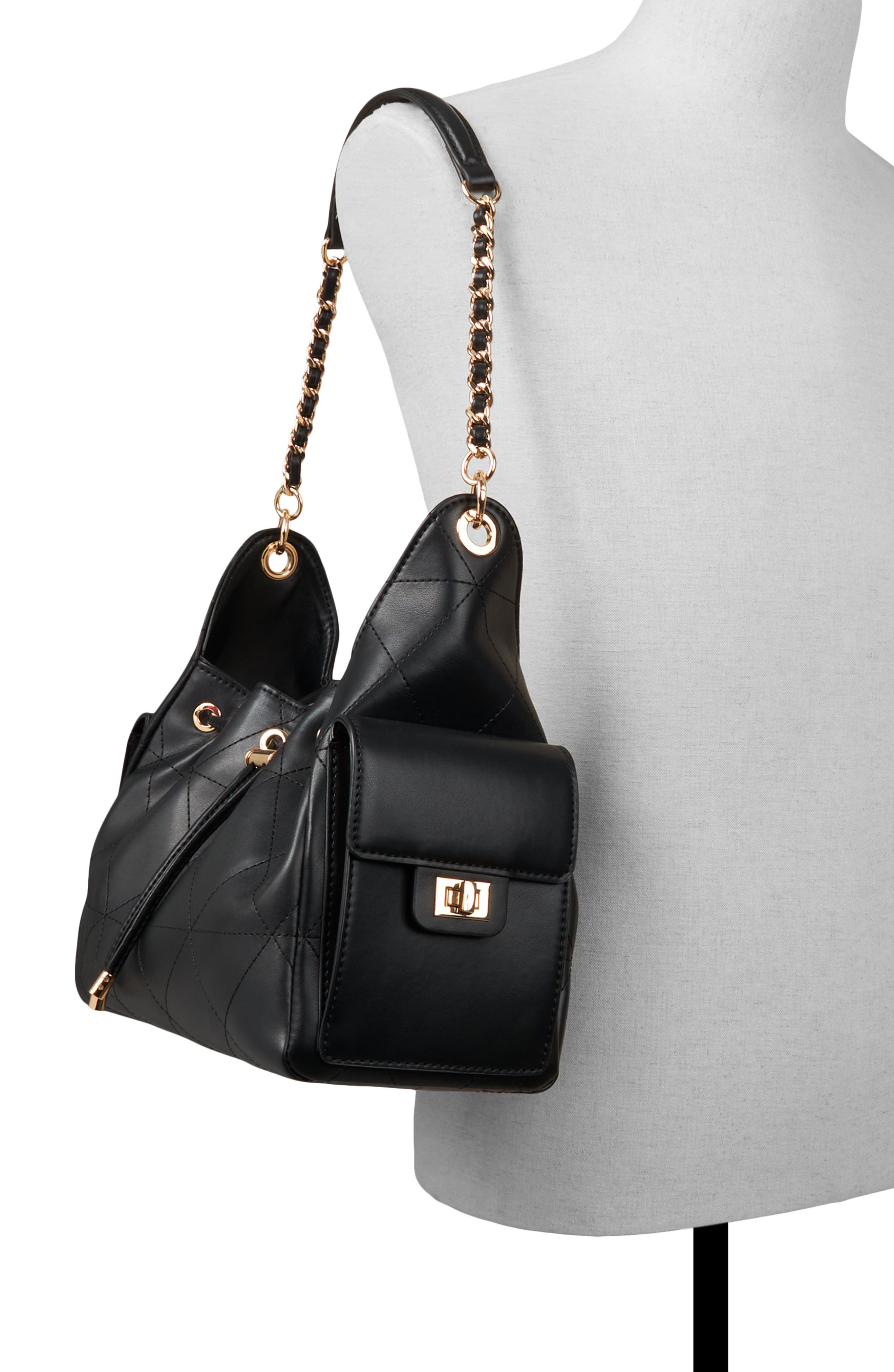 ALDO Stilaax Faux Leather Shoulder Bag, Alternate, color, 