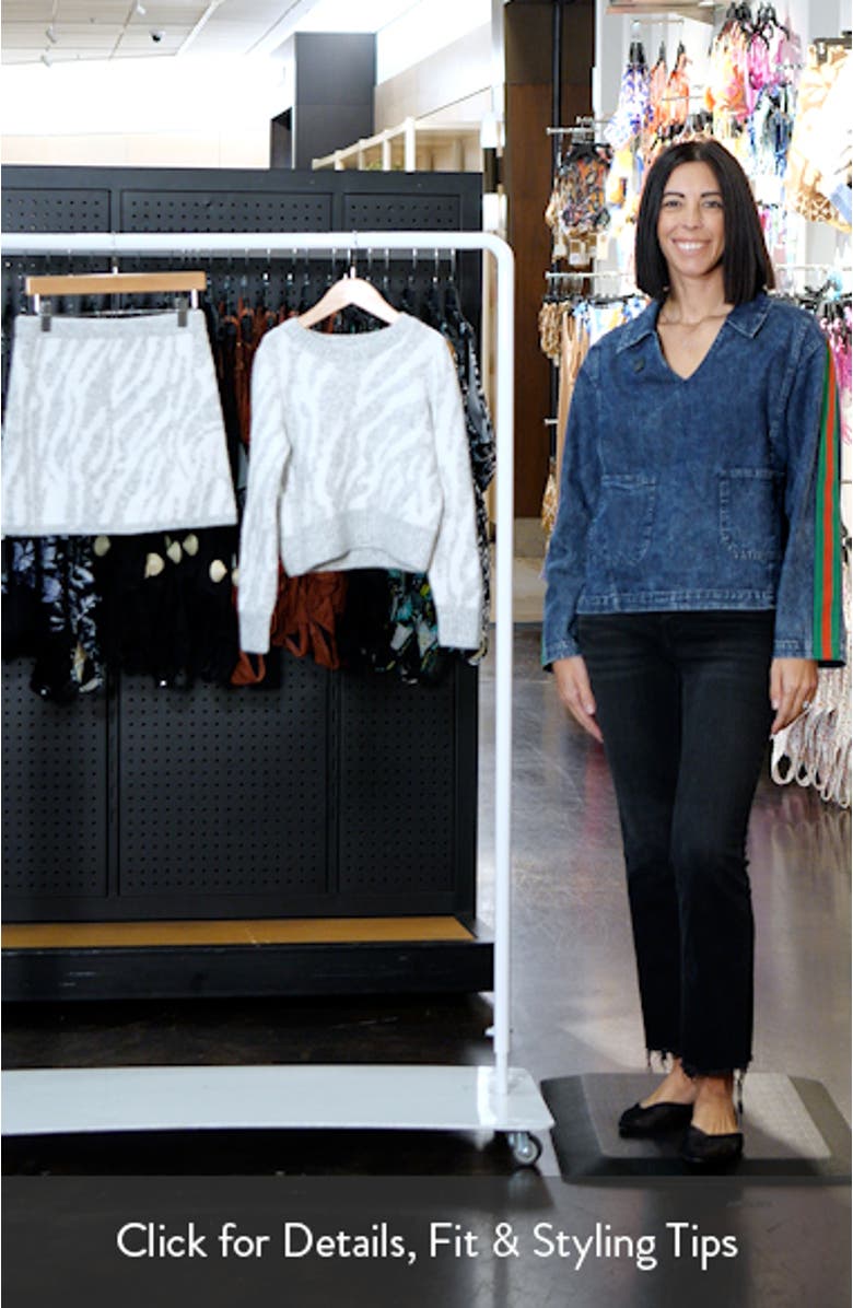 Kids' Zebra Stripe Sweater & Sweater Skirt Set, sales video thumbnail