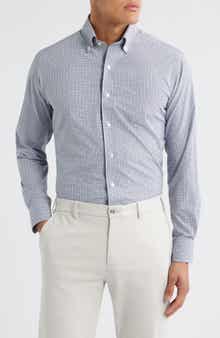 Peter Millar Crown Crafted Performance Poplin Button-Down Shirt