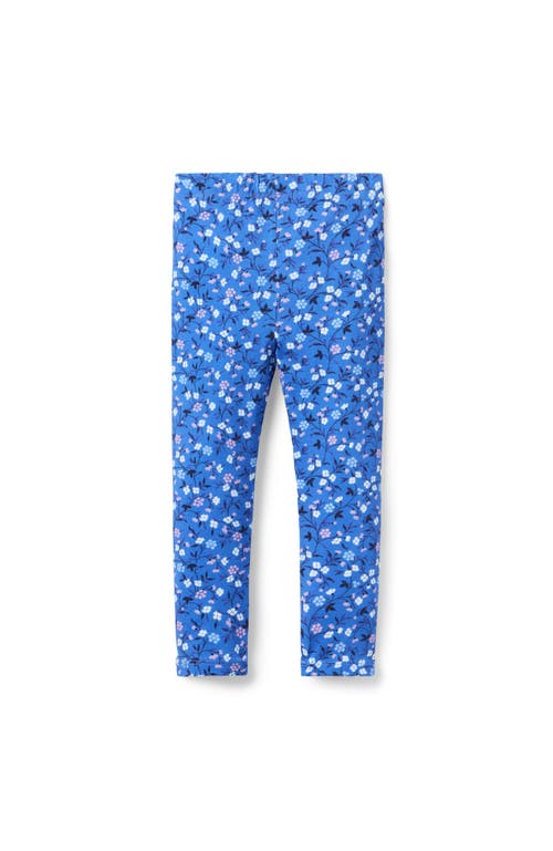 Janie And Jack The Everyday Floral Legging In Blue