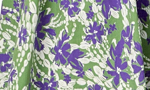 ENGLISH FACTORY ENGLISH FACTORY PRINT PLEAT MIDI DRESS