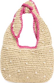 ALESSIA BIANCHI Faux Pearl Shoulder Bag