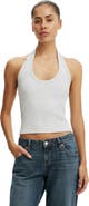 Cotton On Women's Rib Scoop Halter