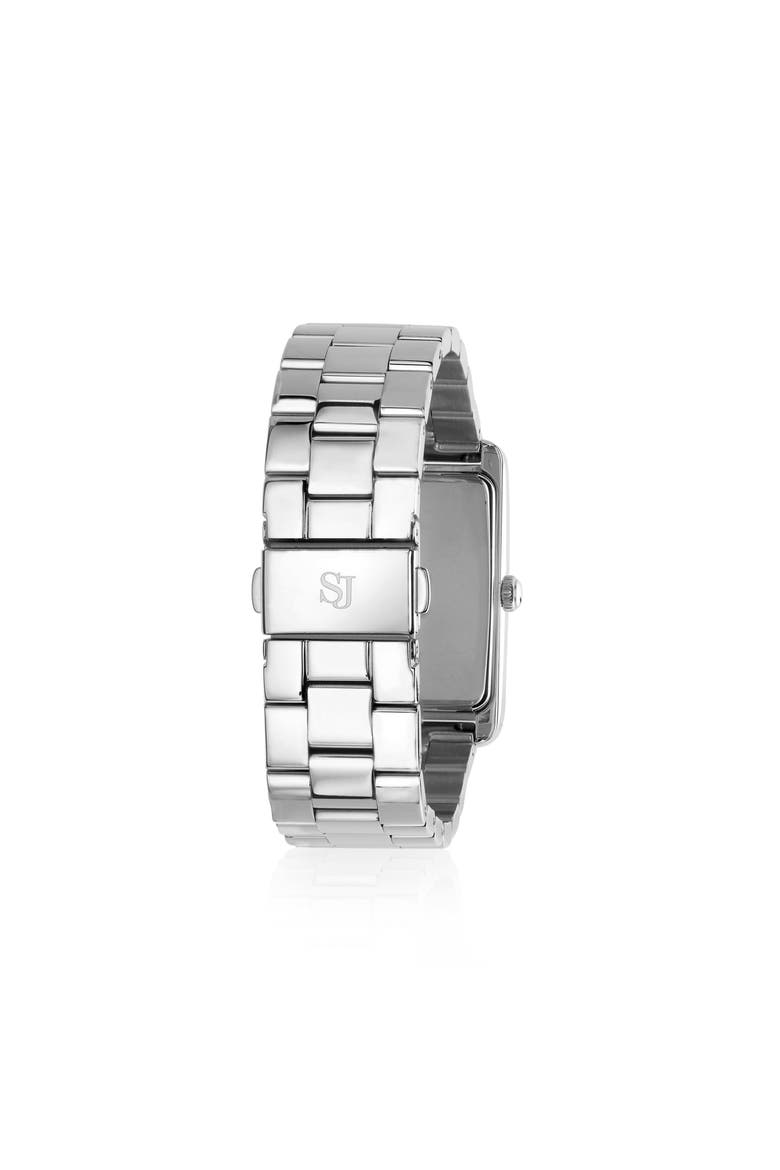 Watch Santina with white zirconia, Alternate, color, Stainless Steel Silver