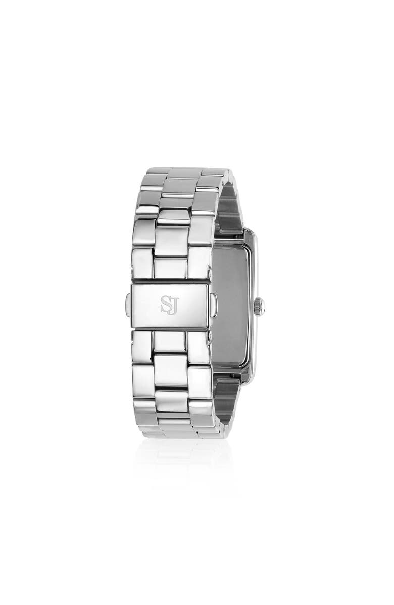 Sif Jakobs Jewellery Watch Santina with white zirconia, Alternate, color, Stainless Steel Silver