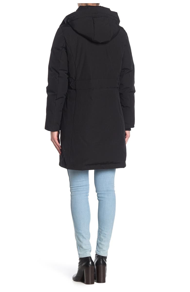 1 Madison Genuine Fox Fur Trimmed Hooded Parka with Interior Bib, Alternate, color,