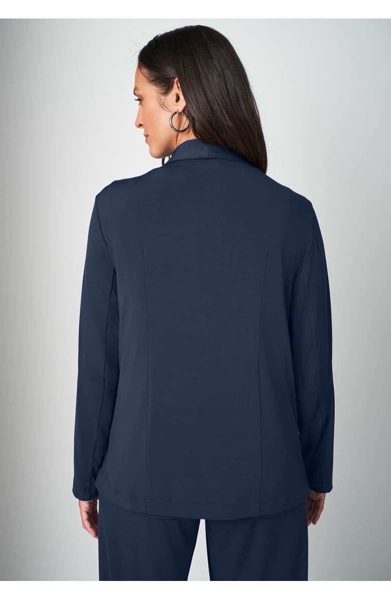 Jessica London Belted 4-Piece Wardrober, Alternate, color, Navy