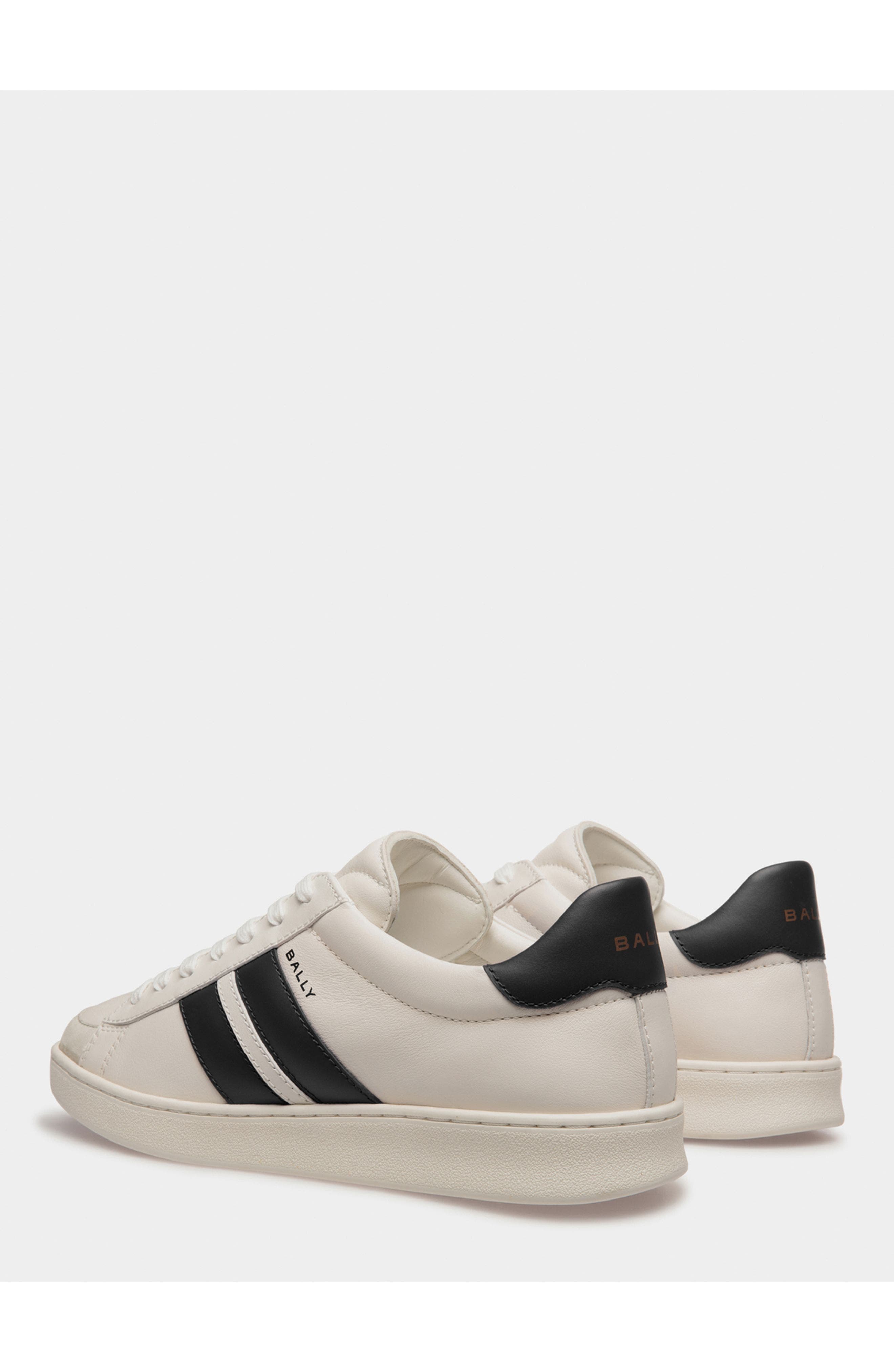 Bally Tennis Sneaker in Plain Calf Leather, Alternate, color, 
