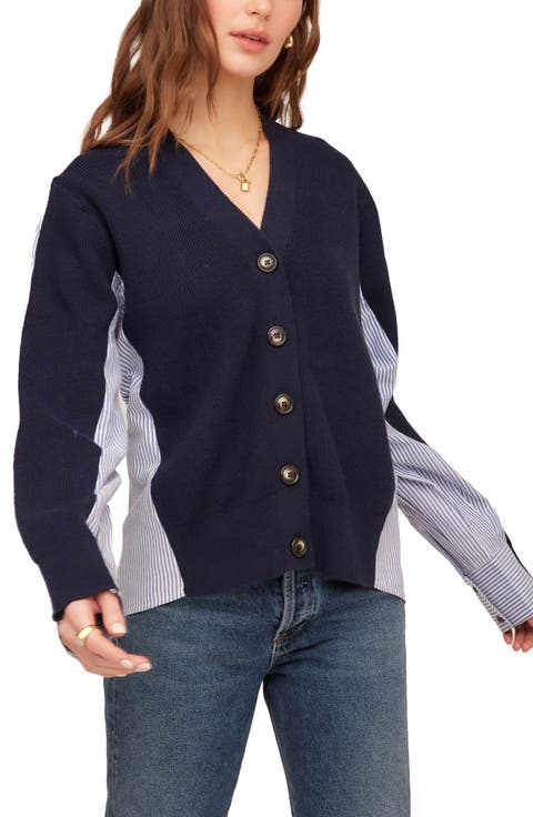 Celine Mixed Media Cardigan