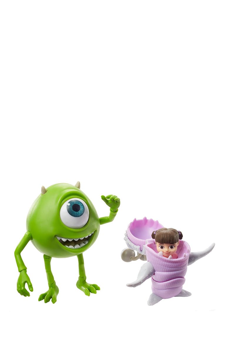 Mattel Disney Pixar Monsters, Inc. Mike Wazowski & Boo Figurine Playset, Alternate, color, 