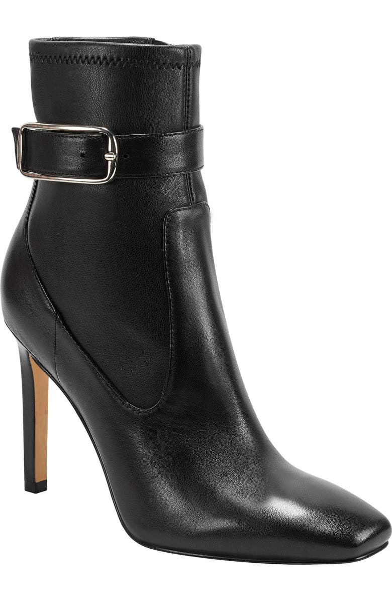 Marc Fisher LTD Cyndi Buckle Square Toe Bootie, Main, color,