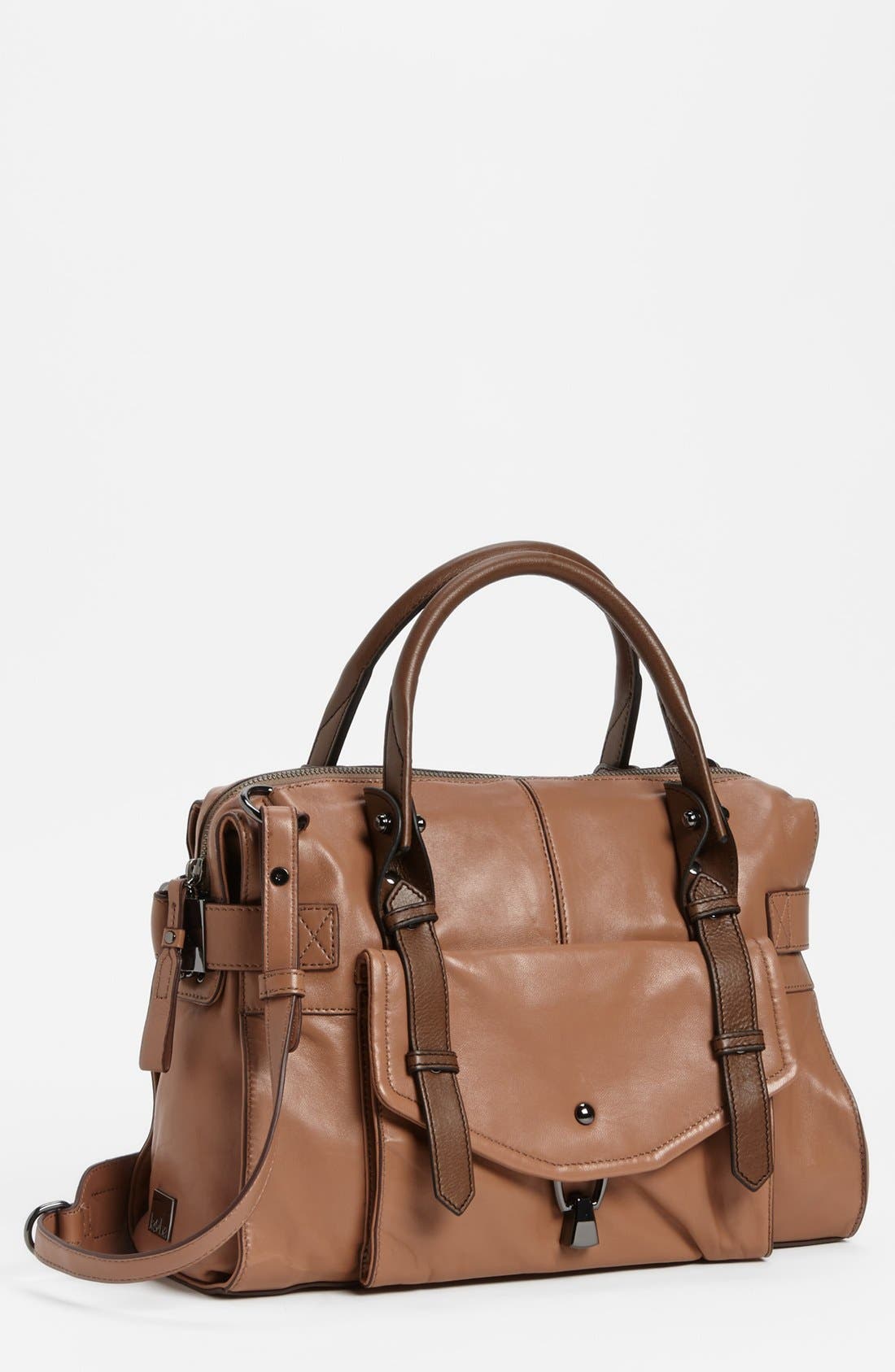 Kooba 'Kendal' Leather Satchel, Main, color, 