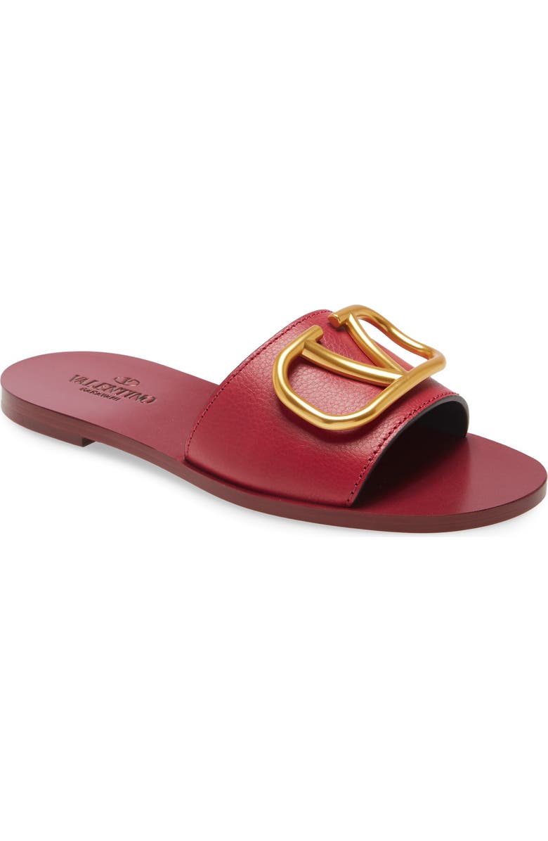 Valentino Garavani VLOGO Slide Sandal, Main, color,