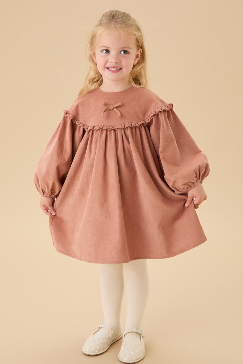 Corduroy Dress, Alternate, color, Mocha Mousse