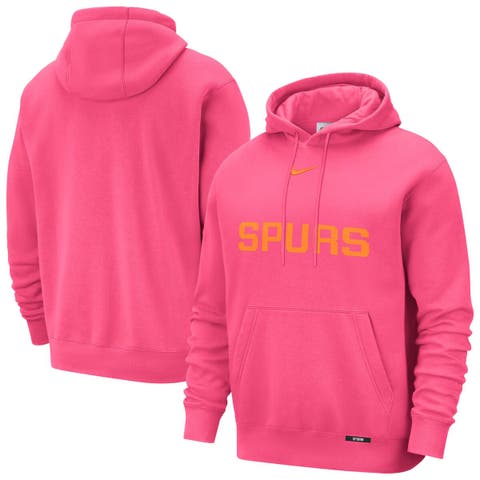 Men's Nike  Pink San Antonio Spurs 2025/26 City Edition Essential Logo Remix Hoodie