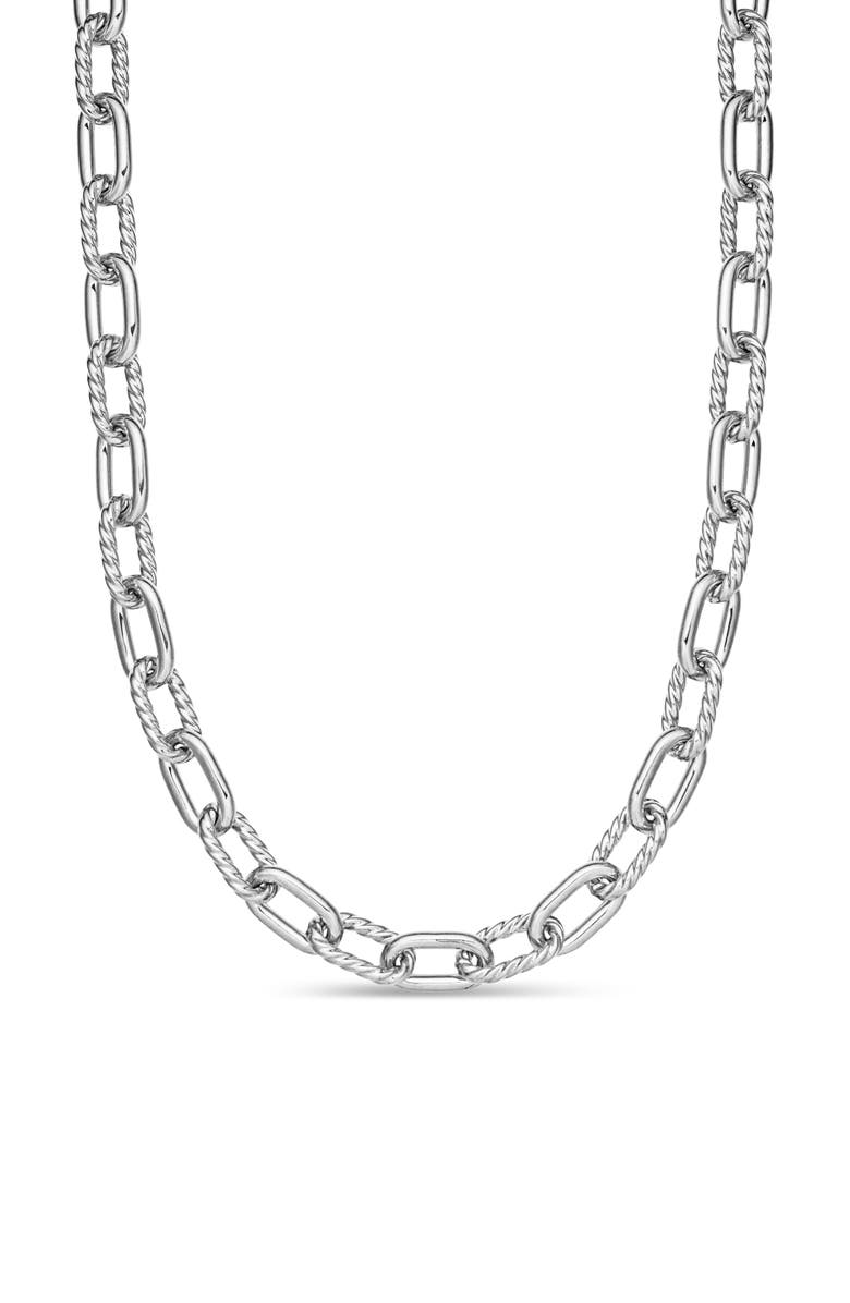 David Yurman Madison Small Necklace, Main, color, Silver