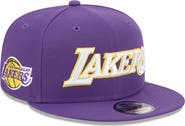 New Era Men's New Era Purple Los Angeles Lakers Jersey Hook Statement Edition 9FIFTY Snapback Hat