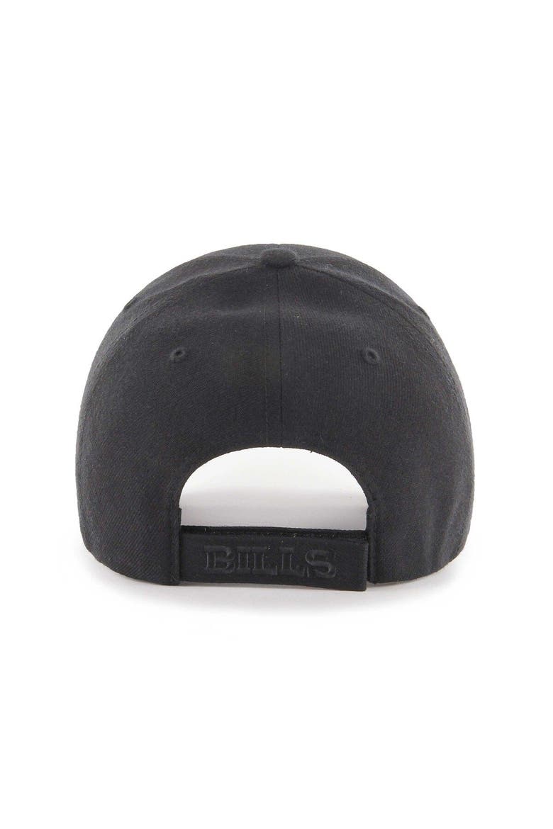 Men's '47 Black Buffalo Bills  Tonal MVP Adjustable Hat, Alternate, color, Black