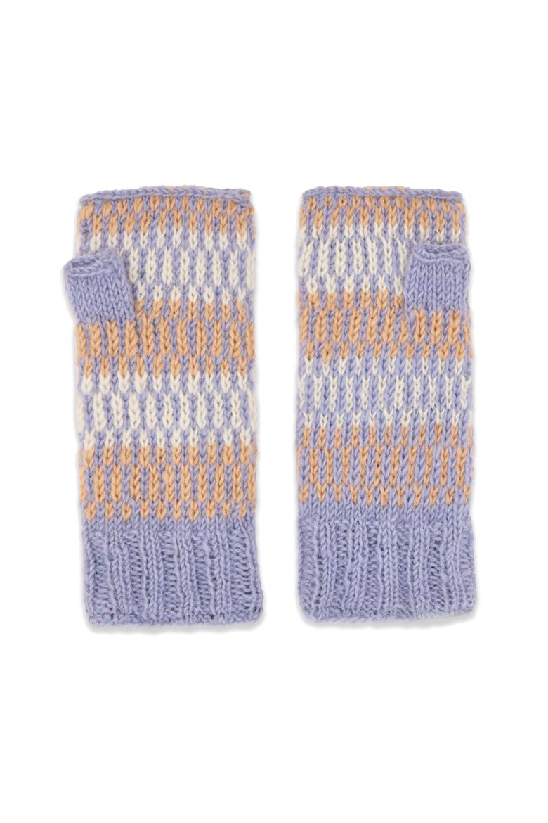 Women's Artisan Hand-Knit Adirondack Winter Wool Half Mitten, Main, color, Wren