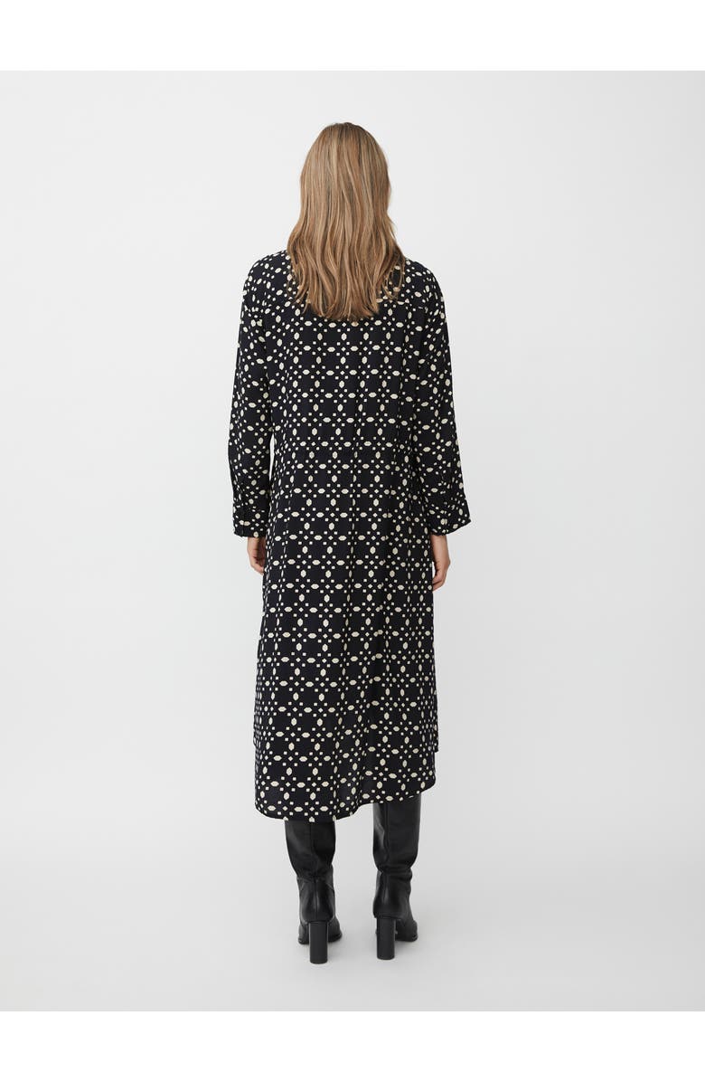 Masai Copenhagen MaNovany Long Sleeve Shirt Midi Dress, Alternate, color, Black