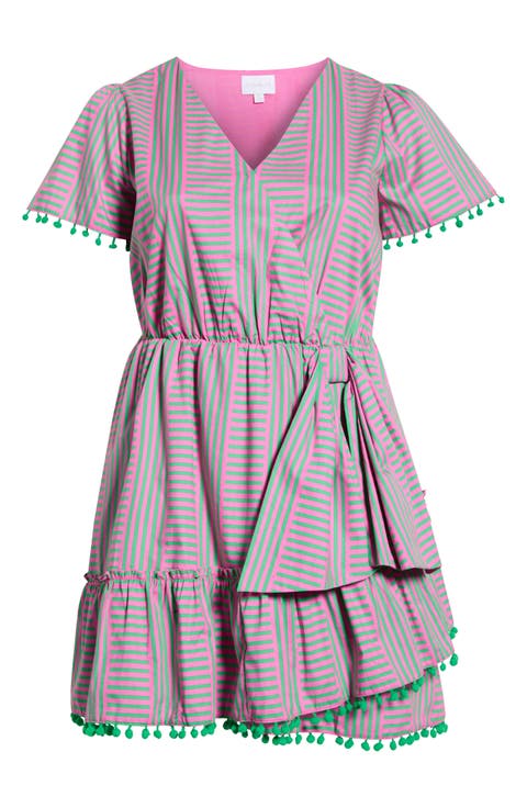 Valda Tiered Ruffle Minidress (Plus)