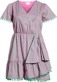 SUGARLIPS Valda Tiered Ruffle Minidress