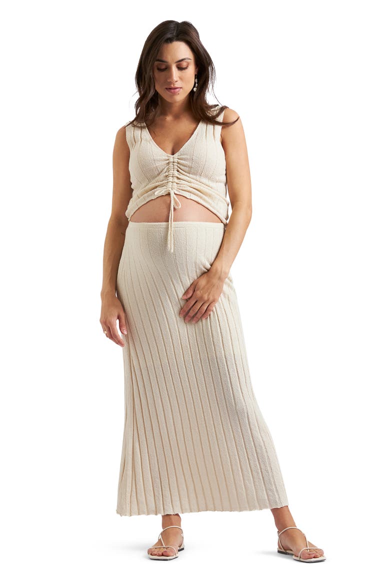 Misha Rib Knit Tank, Alternate, color, STONE