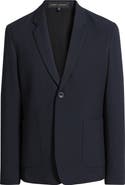 Robert Barakett Shaw Navy Textured Stretch Sport Coat