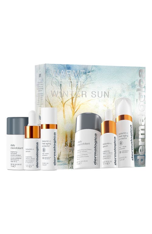 Dermalogica ® Warmth Of The Winter Sun Set $87 Value In Transparent